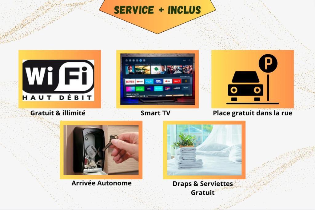 Ideal Pro & Couple - 2 Logements Theme Boho Chic Rdc & Dandy 1Er Etage - Quartier Calme - Jardin - Wifi Hd - Smart Tv - Parking Gratuit - Proche Centre & Transports - Ask Home Валансьєнн Екстер'єр фото