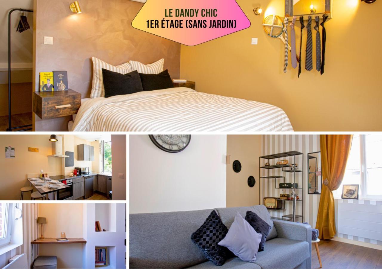 Ideal Pro & Couple - 2 Logements Theme Boho Chic Rdc & Dandy 1Er Etage - Quartier Calme - Jardin - Wifi Hd - Smart Tv - Parking Gratuit - Proche Centre & Transports - Ask Home Валансьєнн Екстер'єр фото